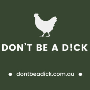 100% Cotton Apron (D!CK) Design