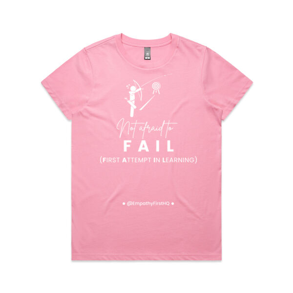 Women's 100% Cotton T-shirt - All colours ( FAIL)  Thumbnail